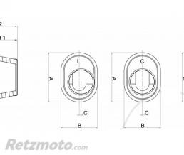 Filtre � air BMC individuel conique centr� 55mm