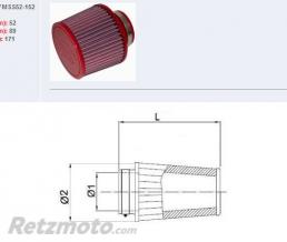 Filtre � air BMC Conique manchon �52mm