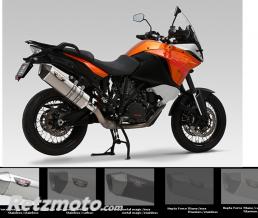 Silencieux Yoshimura Hepta Force inox KTM 1190 Adventure
