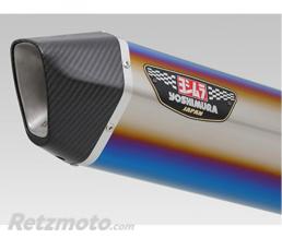 Silencieux YOSHIMURA Hepta Force Inox Titanium Blue/casquette carbone Suzuki GSX-R1000