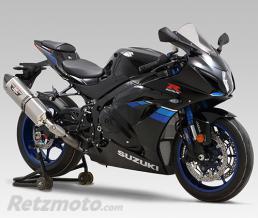 Silencieux YOSHIMURA Hepta Force Inox Satin/casquette carbone Suzuki GSX-R1000