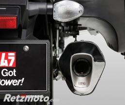 Silencieux YOSHIMURA Hepta Force Inox Satin/casquette carbone Suzuki V-Strom 1000