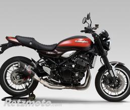 Silencieux YOSHIMURA R-11 inox metal magic/casquette carbone Kawasaki Z900RS