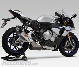 Silencieux YOSHIMURA R11SQ inox Satin/casquette carbone Yamaha YZF-R1/R1M
