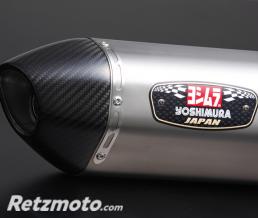 Silencieux YOSHIMURA R-77S inox/casquette carbone Kawasaki Ninja 400