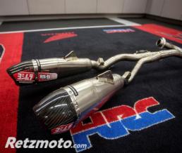 Ligne compl�te YOSHIMURA USA RS-9T titane/silencieux titane Honda CRF450R/RX