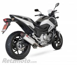 SCORPION Silencieux SCORPION Serket Parallel inox/casquette ABS noir Honda