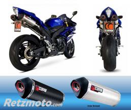 SCORPION Silencieux double SCORPION Serket Taper titane/casquette noire Yamaha YZF-R1
