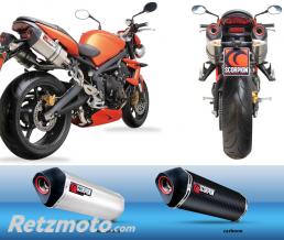 SCORPION SILENCIEUX SCORPION SERKET FINITION CARBONE POUR TRIUMPH