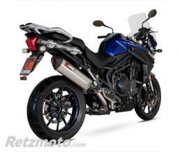 SCORPION SILENCIEUX SCORPION INOX BROSSE SERKET POUR TRIUMPH