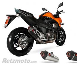 SCORPION Silencieux SCORPION Serket Taper inox/casquette ABS noir Kawasaki Z800E