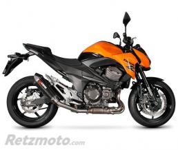 Silencieux SCORPION Serket Taper inox/casquette ABS noir Kawasaki Z800E