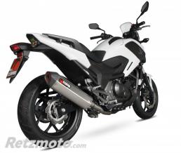 SCORPION Silencieux SCORPION Serket Parallel carbone/casquette ABS noir Honda NC750 S/X