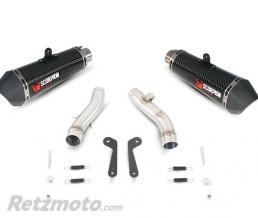 Silencieux Scorpion Serket carbone conique Kawasaki Z1000