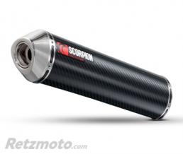 Silencieux Scorpion Factory ovale carbone Triumph Tiger 800