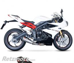Silencieux Scorpion Serket carbone conique Triumph Daytona 675