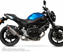 SCORPION Silencieux SCORPION Serket Parallel titane/casquette ABS noir Suzuki SV650