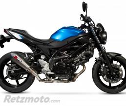 SCORPION Silencieux SCORPION Serket Taper titane/casquette ABS noir Suzuki SV650
