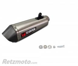 Silencieux SCORPION Serket Taper inox/casquette ABS noir Yamaha MT-10
