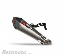 Silencieux SCORPION Serket Taper titane/casquette ABS noir Triumph Speed Triple 1050