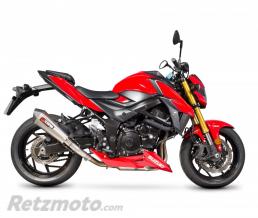 Silencieux SCOPRION Serket Taper titane/casquette ABS noir Suzuki GSX-S 750