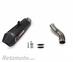 Silencieux SCOPRION Serket Taper carbone/casquette ABS noir Honda CB500F