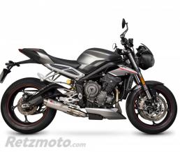 Silencieux SCORPION RP1-GP titane/casquette titane Triumph Street Triple 765