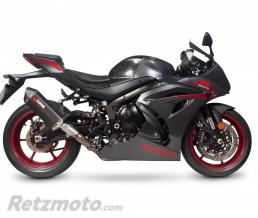 Silencieux SCORPION Serket Parallel titane/casquette ABS noir Suzuki GSX-R1000