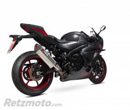 SCORPION Silencieux SCORPION Serket Parallel Suzuki GSX-R1000 inox/casquette ABS noir 
