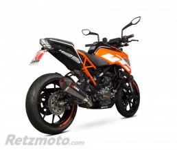 Silencieux SCORPION Serket Taper carbone/casquette ABS noir KTM 125 Duke
