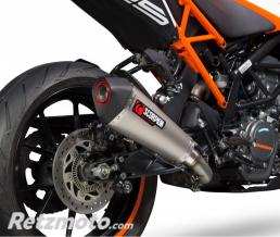 SCORPION Silencieux SCORPION Serket Taper inox/casquette ABS noir KTM 125 Duke