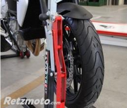 B�quille avant � levier LV8 prise sous t� de fourche noir Ducati - MV Agusta