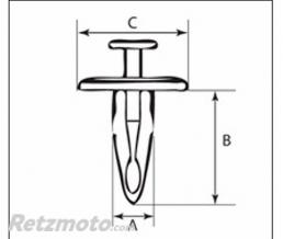 Rivets plastique M8 BOLT