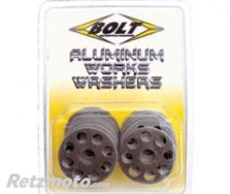 Rondelle per��e aluminium Bolt par 10