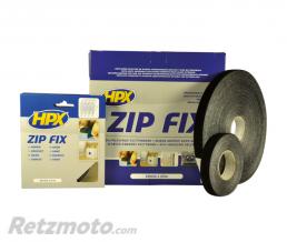 Pack ruban Zip Fix noir HPX 20mm X 5m surface crochet et sangle