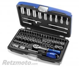 Coffret douilles & cliquet EXPERT 1/4