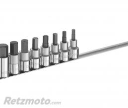 Jeu de 8 douilles de tournevis EXPERT 6 pans 6 � 17 MM