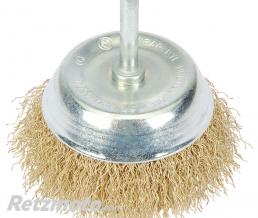 Brosse m�tallique cuvette � tige DRAPER �50mm