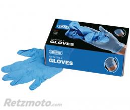 Gants de protection DRAPER nitrile bleu (100 pi�ces)