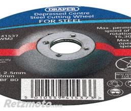 Lot de 10 disques � meuler DRAPER 6mm