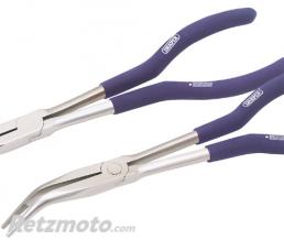 Jeu de 2 pinces DRAPER � becs extra-longs
