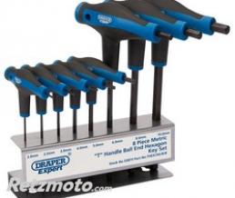 Jeu de 8 cl�s DRAPER m�les 6 pans emmanch�es