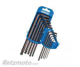 Jeu de 10 cl�s DRAPER m�les longues 6 pans