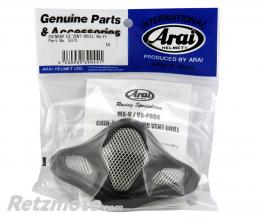 Ventilation menton ARAI grille ext�rieure Frost Black pour casque MX-V