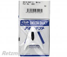 Ventilation avant centrale ARAI Delta Duct 5 white pour casques RX-7 GP/X-Tend/X-Tend Ram/SZ-Ram-4
