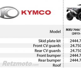 Pare-choc avant RIVAL Kymco MXU 500/550/700i '13-18