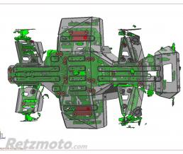 Kit Sabot complet RIVAL alu Polaris Sportsman 450/570