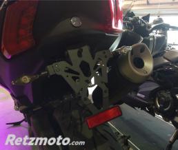 Support de plaque V PARTS noir Yamaha T-Max 530