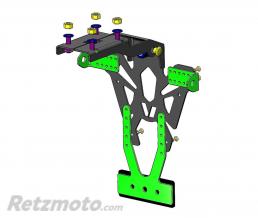 Support de plaque V PARTS noir Kawasaki ZX-6R