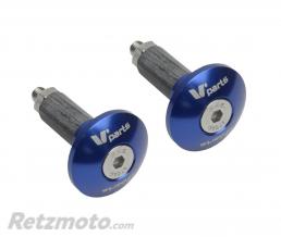 Embout de guidon V-PARTS �12-18mm bleu